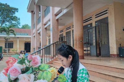 Đội phát thanh măng non tuyên truyền ngày Quốc tế phụ nữ 8/3