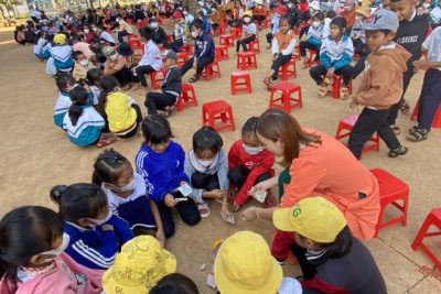 Tổng kết phong trào tiết kiệm Nuôi Heo đất của Liên đội TH Y Jút năm học 2022-2023