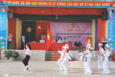 THAM GIA THI NGHI THỨC ĐỘI CẤP CỤM NĂM HỌC 2023-2024